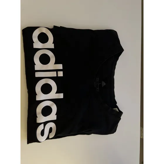 Remera adidas Algodón Talle Large Negra Hombre