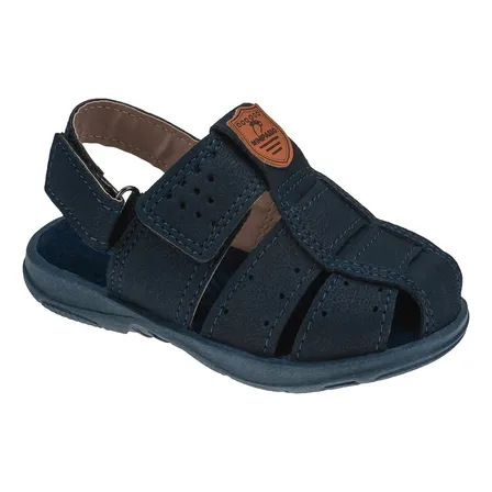 Sandalia Masculina Infantil Papete Menino Minipasso Marinho