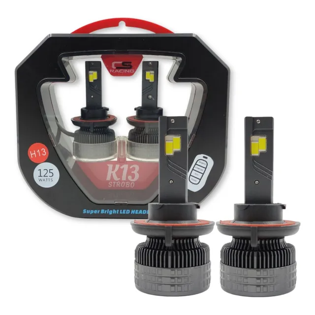 Kit Focos Bi-led H13 Cs Racing K13 125w C/estrobo X5k13csh13