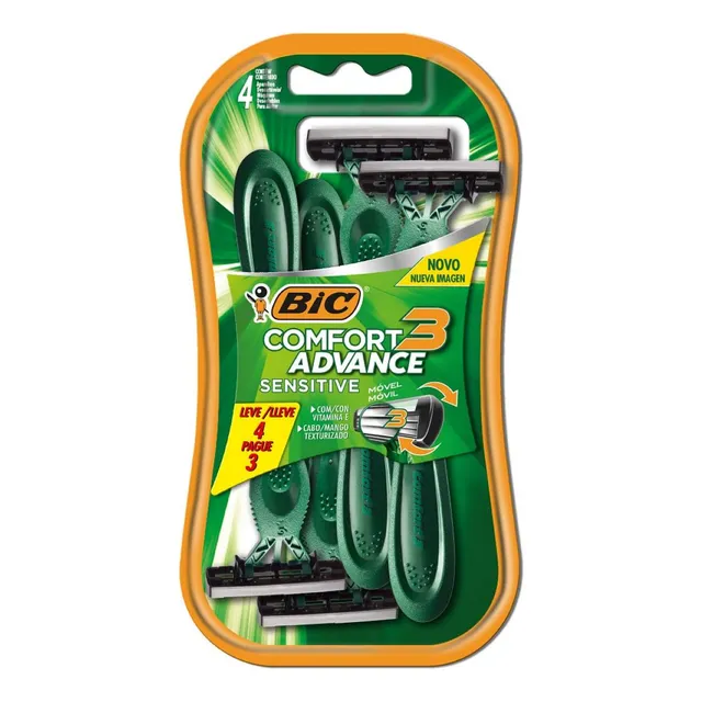 Bic Rastrillos Comfort 3 Desechable Piel Sensible