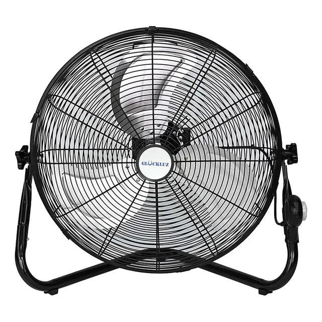 Glückluz Ventilador Metálico De Piso Pared 2 En 1 Industrial 127V ,Ventilador De Piso20 Pulgadas,4 Velocidades, Ventilador de acero,Abanico Uso Rudo,Ventilador Industrial