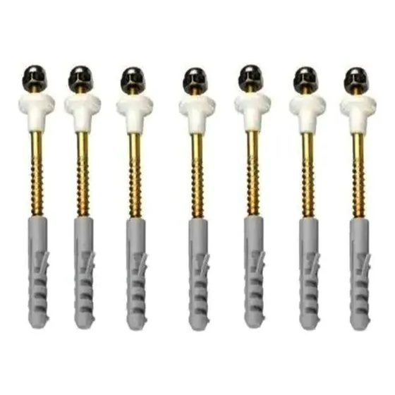 Repuesto Tornillo De Bronce Para Inodoro 22 X 70 Cm Pack X20