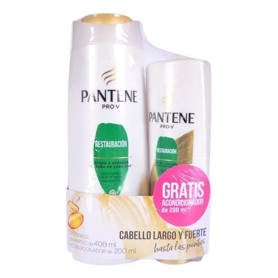 Pantene Shampoo 400ml + Aco 200ml Restauracion
