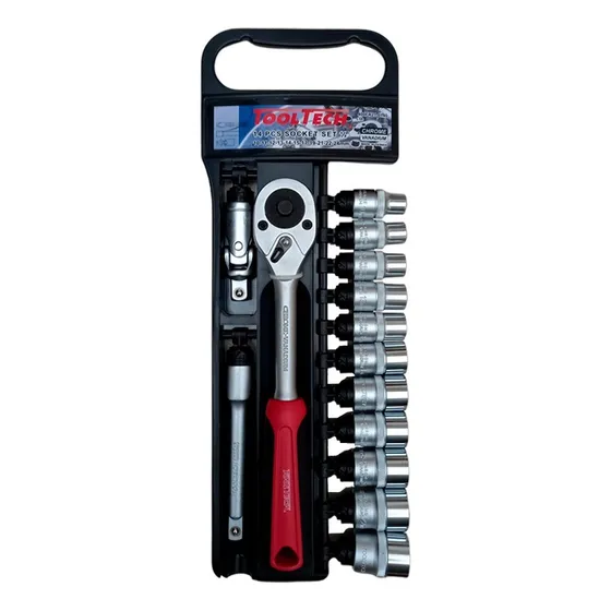 Set Rachet 1/2 Con 14 Dados Hexag. Tooltech Taiwan