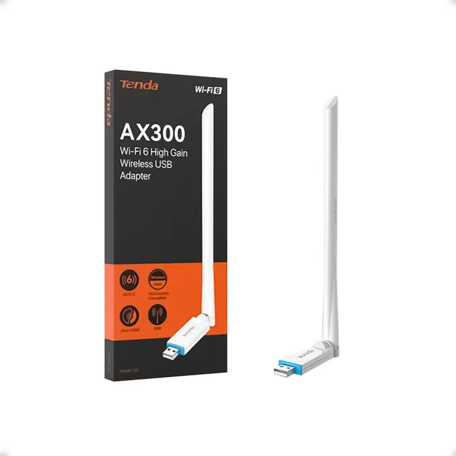 Adaptador Usb Wifi Tenda 286mbps Alta Potencia  U2 Otec