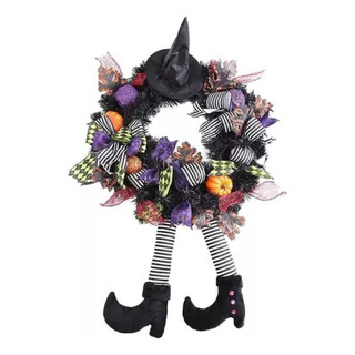 . Decoración Colgante De La Puerta De La Corona De Halloween . Decoración Colgante De La Puerta De La Corona De Halloween