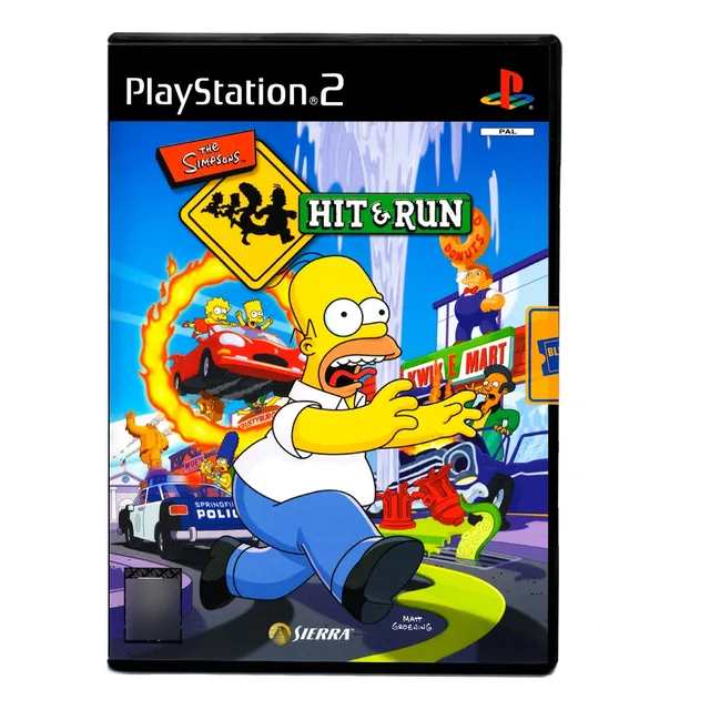 Juego Simpsons Hit And Run Ps 2 - Fisico En Caja