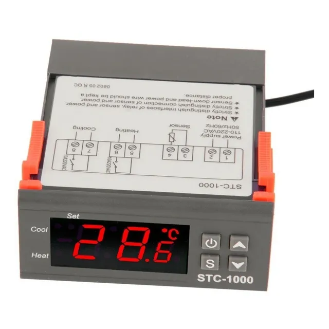 Termostato Digital Incubadora Stc1000 Con Sensor, 110-220v