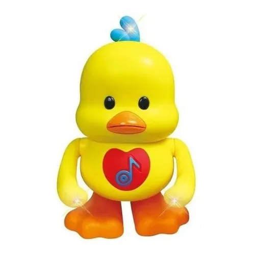 Robô Dancig Dog Com Luz E Som Dmt5974 - Dm Toys Cor Amarelo