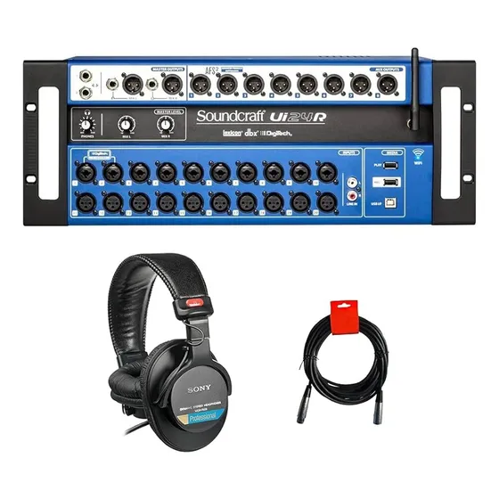Soundcraft Ui24r  Mezclador Digital 24 Canales Con Wi-fi