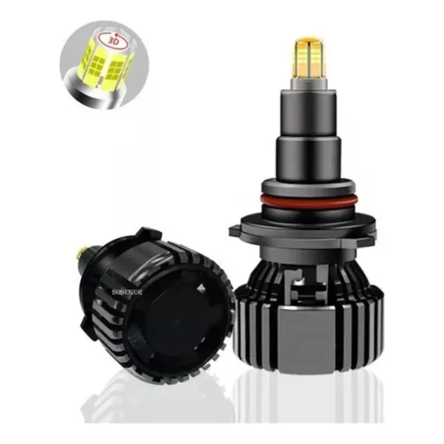 Kit Turboled Foco 360° Lupa H7 Canbus 20000lm Auto Camioneta