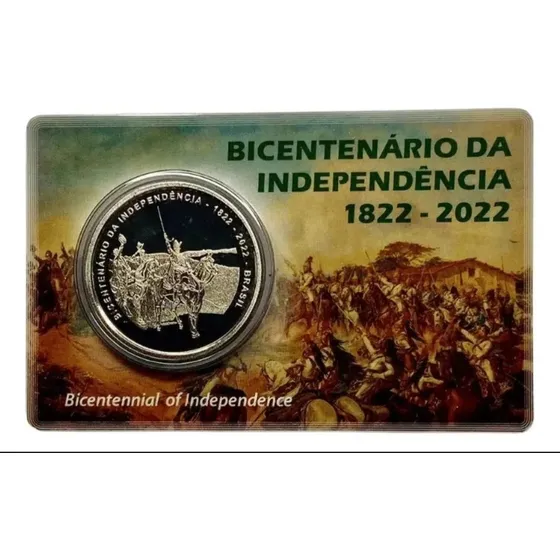 Moeda Comemorativa 2 Reais Bicentenário Da Independência