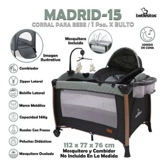 Corral Para Bebe Modelo Madrid