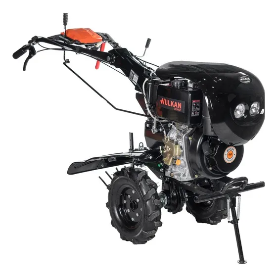 Motocultivador Diesel 9hp Con Rotovator + 3 Accesorios Wulka