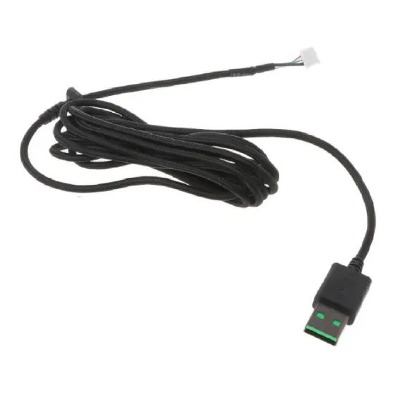 Cabo Usb Mouse Gamer Compatível Razer Deathadder Naga Kraken