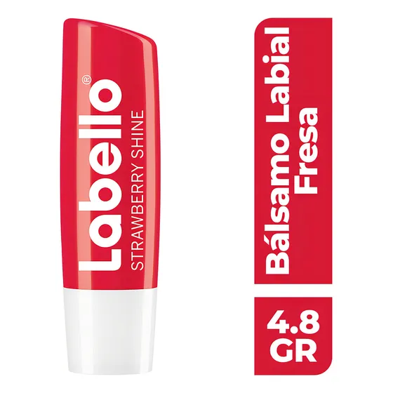 Bálsamo Labial Protector Humectante Labello Fresa 4.8g
