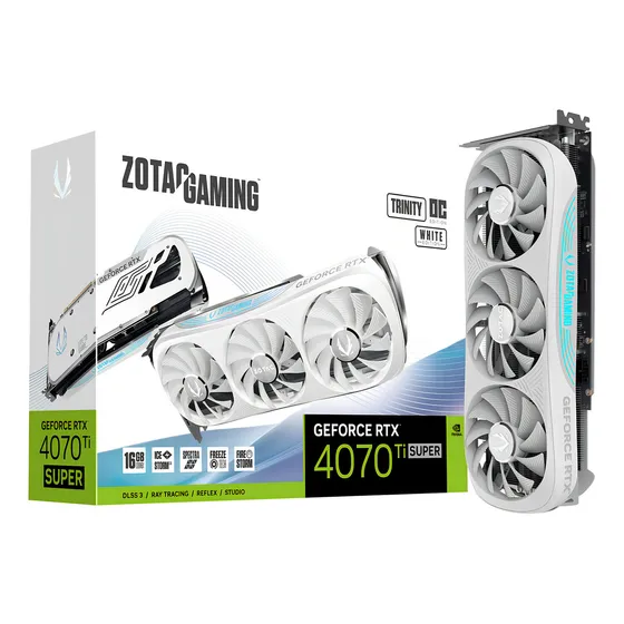 Placa de vídeo Zotac Rtx 4070 Ti Super Trinity Oc 16gb