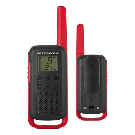 Pack 2 Radios Walkie Talkie Motorola T210 Talkabout®