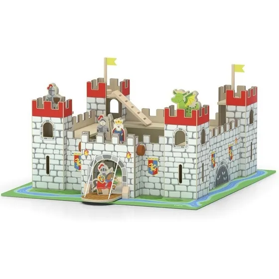 Juego Castillo Medieval De Madera Para Niños Viga Color Foto