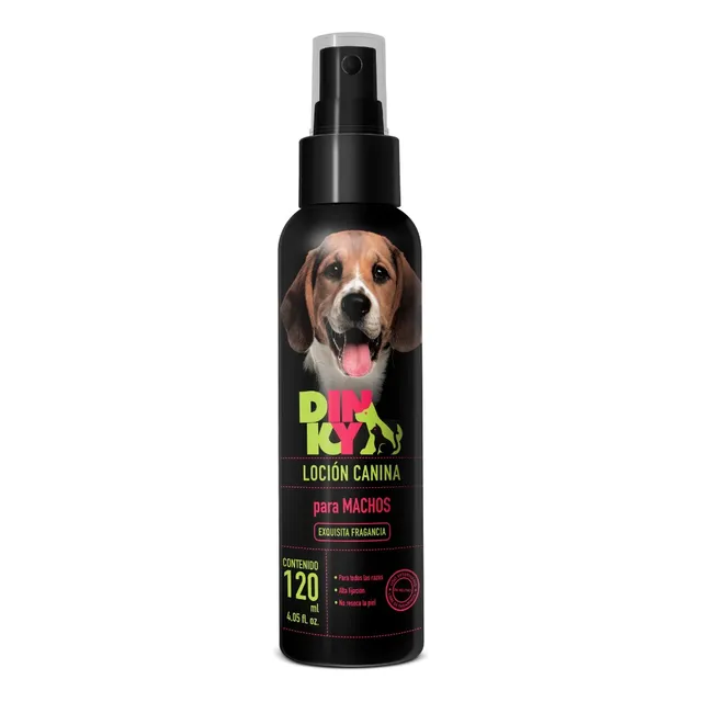 Perfume Para Perro Dinky Loción Canina Macho 120 Ml