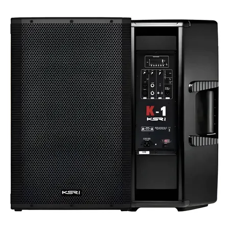 Caixa De Som Ativa 12 Polegadas 1000 Watts Rms Ksr Pro K1  Preto Bivolt