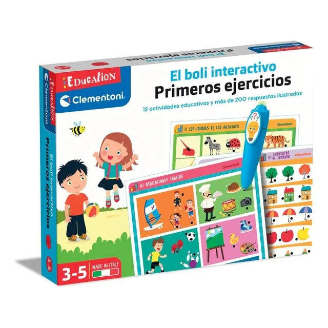 Juego Interactivo Niño Lápiz Mágico Didáctico Preguntas Niña