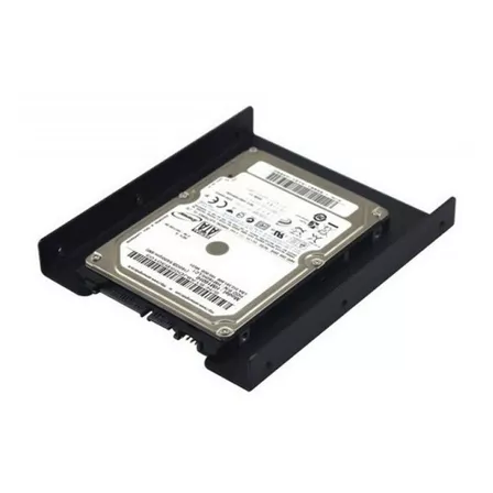 Ogquaton 2.5 a 3.5 SSD a HDD Soporte de Disco Duro Soporte de Montaje de Metal Soporte de Repuesto Soporte de Disco Duro Negro 
