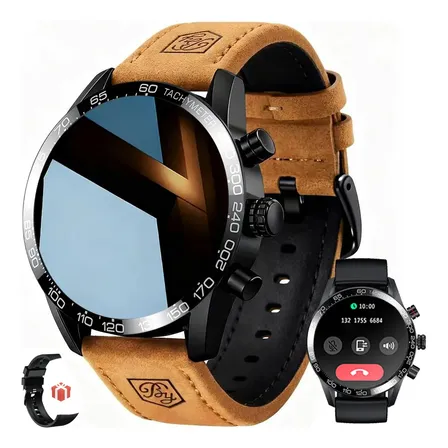 Relógios Inteligentes Homens Smartwatches Resistente À Água Preto