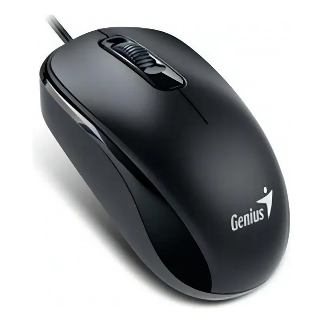 Mouse Genius Dx-110 Conexion Ps2 1000 Dpi Optico Cableado Color Negro