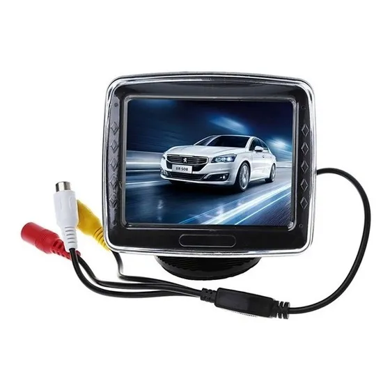 Pantalla Pedestal Retroceso Tft Lcd Cctv Color Monitor 3.5