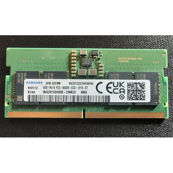 Memoria Ram Para Laptop Samsung 8gb Ddr5 5600mhz Sodimm 