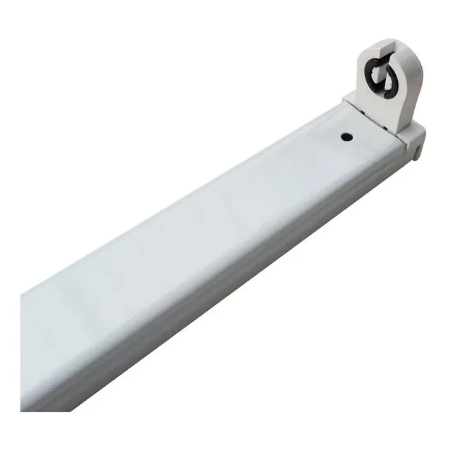 Listón De Chapa Para 1 Tubo T8 1,20mts + Zocalos