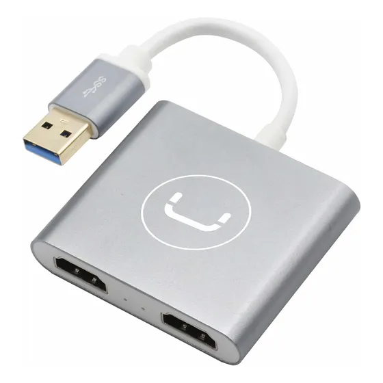 Adaptador Unnotekno Usb-a 3.0 A Doble Hdmi Fhd Hb1102sv