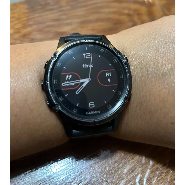 Relógio Garmin Fenix 5 Plus Sapphire Preto Preto