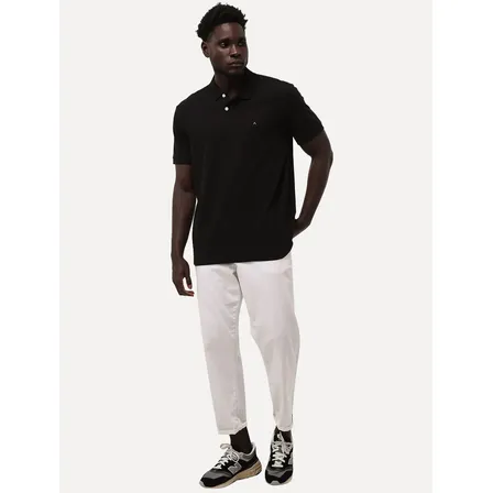 Polo Aramis Masculina Piquet Lisa Light Icon Preta Original
