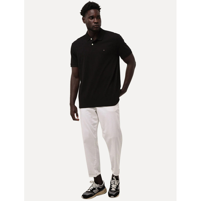 Polo Aramis Masculina Piquet Lisa Light Icon Preta Original