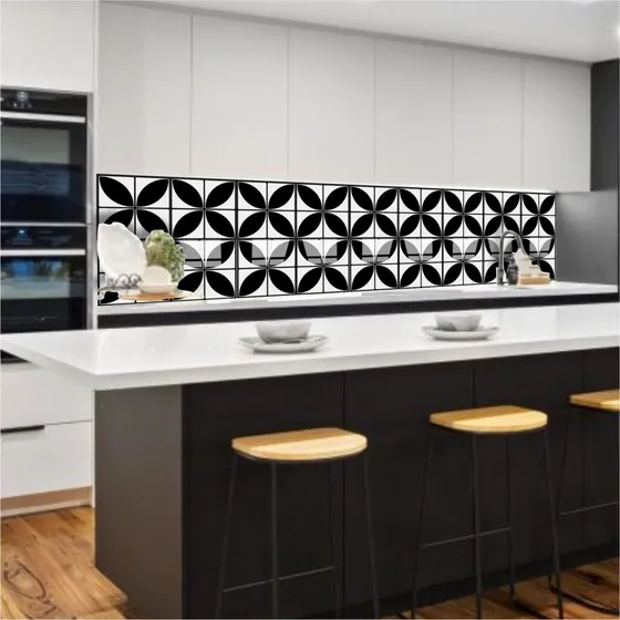Kit Com 20 Placas  Porcelanato Adesivo Pétalas Super Brilho