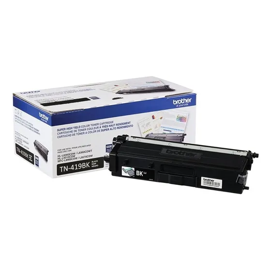 Toner Laser Color Negro Brother Tn419bk