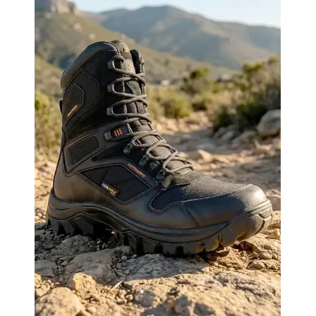 Bota Coturno Militar Couro Extra Leve Sandrini Cordura