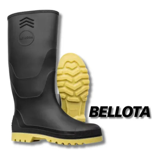 Bota Goma Negra Caña Larga S/p (bellota)