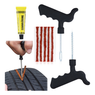 Kit Inyección Reparación Parchado Llanta Auto Moto Kit Inyección Reparación Parchado Llanta Auto Moto