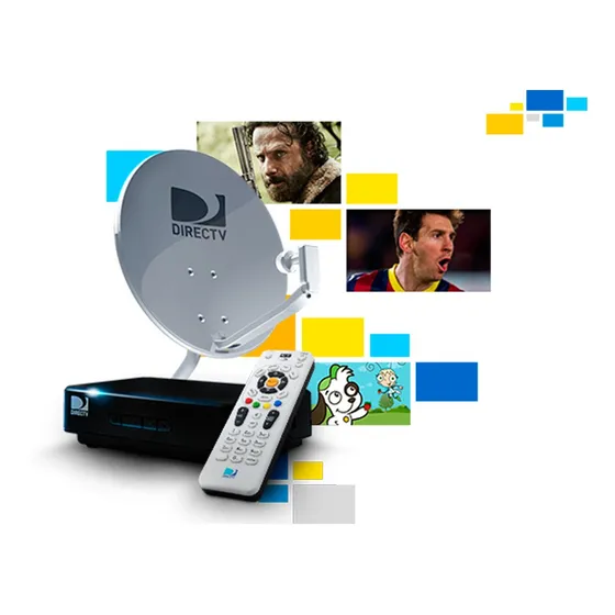 Kit Prepago Directv Hd Canalera Antena Contro Pilas Brujula