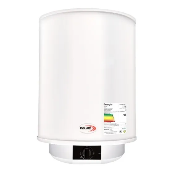 Termotanque 45 Lt Delne Acero Color Blanco