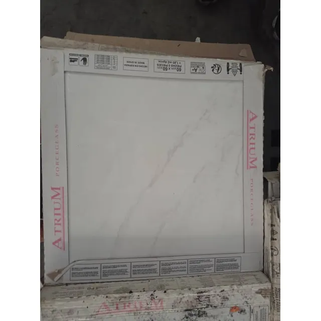 Piso Porcelanato Atrium Attas Blanco 60x60 Cm