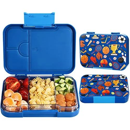 Aohea Bento Caja De Almuerzo Para Niños: Bpa Niños Mks3m