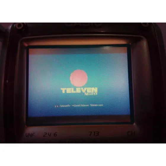 Lcd Tv Cd Portatil Casio A Color Con Estuche
