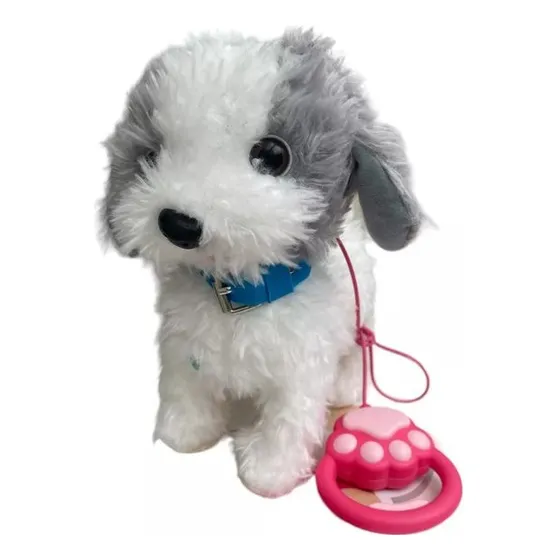 Perro Inteligente Peluche Camina Ladra Y Habla Repite Voces
