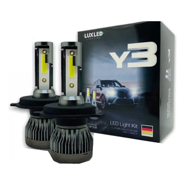 Bi Led Cree H4 Peugeot Partner 206 405 306 Alta Baja 22000lm