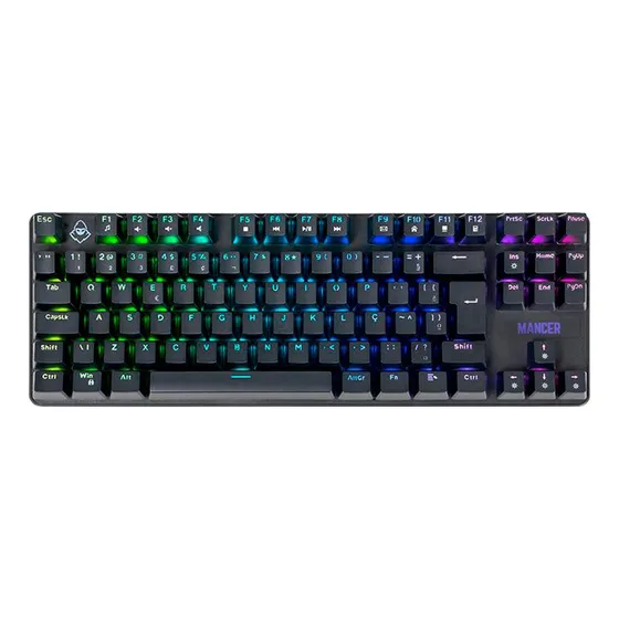 Teclado Mecanico Mancer Ghoul Mk3 Rgb Abnt2 Switch Huano Red