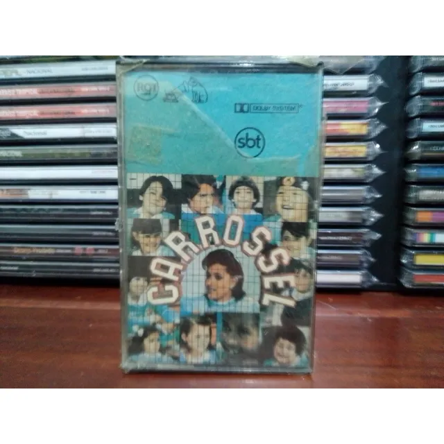 Fita Cassete K7 Carrossel Novela Sbt 1991 Original Nova Lac 